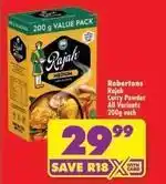 Shoprite Rajah - curry powder offer