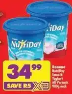 Shoprite Danone - nutriday smooth yoghurt offer