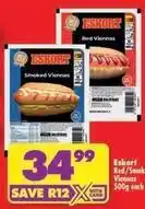 Shoprite Eskort - red/smok viennas offer