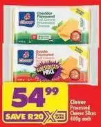 Shoprite Clover - processed cheese slices offer