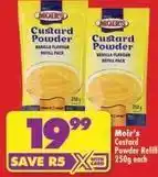 Shoprite Moir's - custard powder refill offer