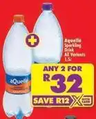 Shoprite Aquelle - sparkling drink offer
