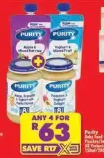 Shoprite Purity - baby food pouches & jars offer