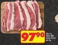 Shoprite Short ribs offer