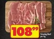 Shoprite Stewing beef offer