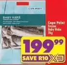 Shoprite Cape point - baby hake offer