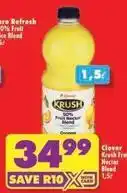 Shoprite Krush - fruit nectar blend offer