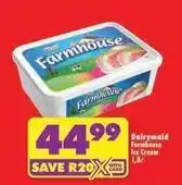 Shoprite Farmhouse - ice cream offer