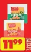 Shoprite Full fat cheddar, full fat gouda offer