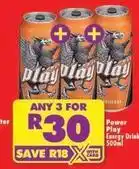 Shoprite Power play - energy drink offer
