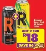 Shoprite Reboost - energy drink offer