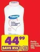 Shoprite Purity - baby cornstarch powder offer