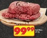 Shoprite Beef mince offer