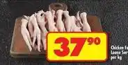 Shoprite Chicken feet loose offer
