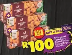 Shoprite Frozen - chicken crumbed nuggets/burgers/bites offer