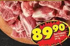 Shoprite Beef potjiekos offer
