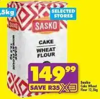 Shoprite Sasko - cake wheat flour offer