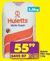 Shoprite Huletts - white sugar offer