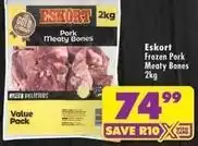 Shoprite Eskort - pork meaty bones offer