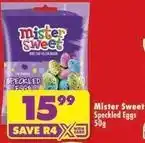 Shoprite Mister sweet - speckled eggs offer