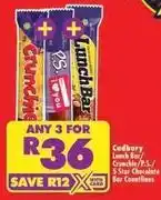 Shoprite Cadbury - lunch bar / crunchie / p.s offer