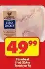 Shoprite Fresh chicken breasts per kg offer