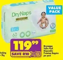 Shoprite Disposable premium nappies offer