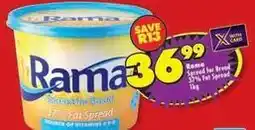 Shoprite Rama - spread for bread 37% fat spread offer