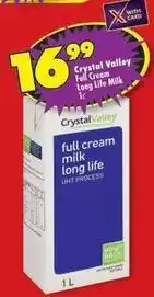 Shoprite Crystal valley - full cream long life milk offer