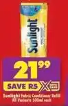 Shoprite Sunlight - fabric conditioner refill offer