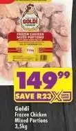 Shoprite Goldi - frozen chicken mixed portions offer