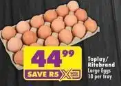 Shoprite Ritebrand - large eggs offer