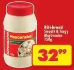 Shoprite Ritebrand - mayonnaise offer