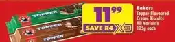 Shoprite Bakers - topper flavoured cream biscuits offer