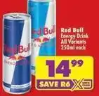 Shoprite Red bull - energy drink offer