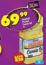 Shoprite Sunfoil - canola oil offer
