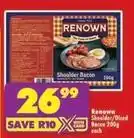 Shoprite Renown - shoulder bacon offer