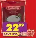 Shoprite Allsome - long grain parboiled white rice offer
