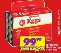 Shoprite Ritebrand - eggs offer