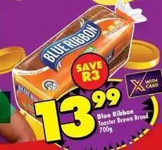 Shoprite Blue ribbon - toaster brown bread offer