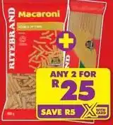 Shoprite Ritebrand - macaroni offer
