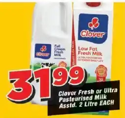 OK Grocer Clover Fresh or Ultra Pasteurised Milk offer