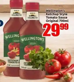 Three Star Cash and Carry Wellington's Ketchup Style Tomato Sauce offer