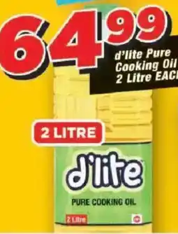 OK Grocer d'lite Pure Cooking Oil offer
