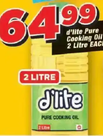 OK Grocer d'lite Pure Cooking Oil offer