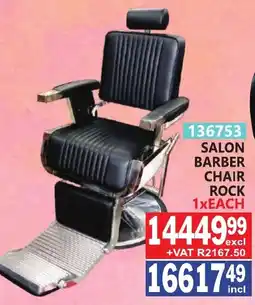 Arrow Cash And Carry Salon barber chair rock offer