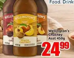 Three Star Cash and Carry Wellington's Peach Chutney offer