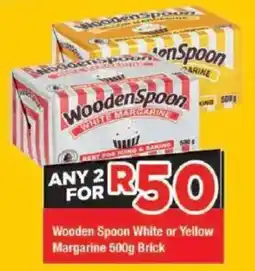 OK Grocer Wooden Spoon White or Yellow Margarine offer