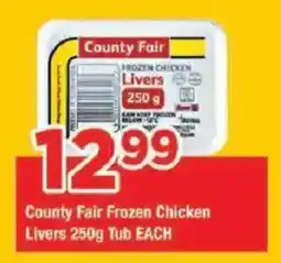 OK Grocer County Fair Frozen Chicken Livers offer