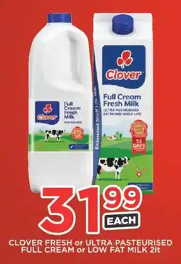 OK Express Clover Full Cream Fresh Milk offer